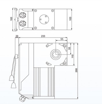 KG35S工業門電機外形