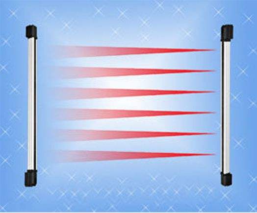 快速門紅外光幕安裝及調試